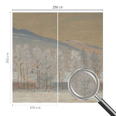 Self-adhesive photo wallpaper Winter scenery