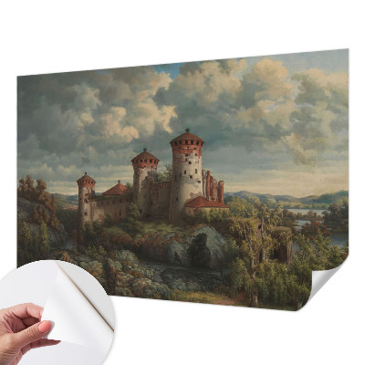 Peel and stick wallpaper mural Romantic landscape
