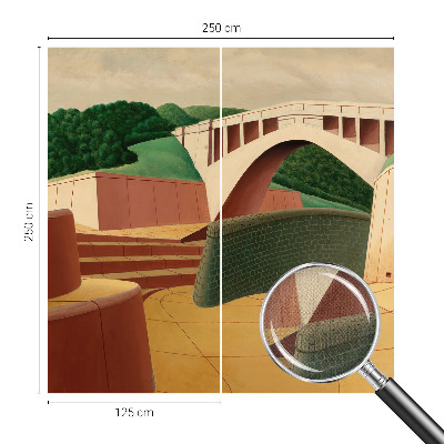 Self-adhesive wall mural Peaceful landscape