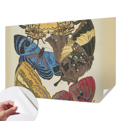 Stick-on wall mural with a butterflies motif to inspire any room