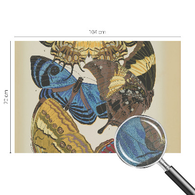 Stick-on wall mural with a butterflies motif to inspire any room