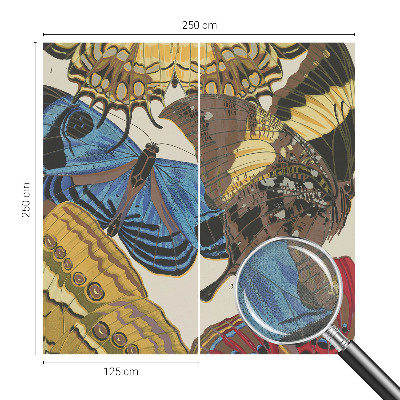 Stick-on wall mural with a butterflies motif to inspire any room