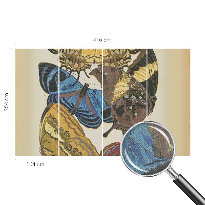 Stick-on wall mural with a butterflies motif to inspire any room