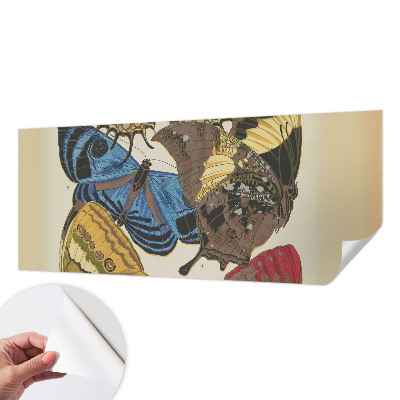 Stick-on wall mural with a butterflies motif to inspire any room