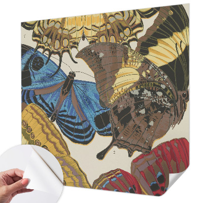 Stick-on wall mural with a butterflies motif to inspire any room