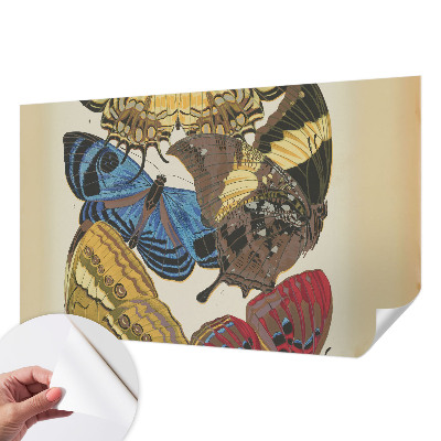 Stick-on wall mural with a butterflies motif to inspire any room