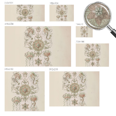 Peel and stick wall mural for living room Underwater world