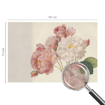 Nursery wall mural Romantic roses