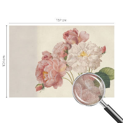 Nursery wall mural Romantic roses