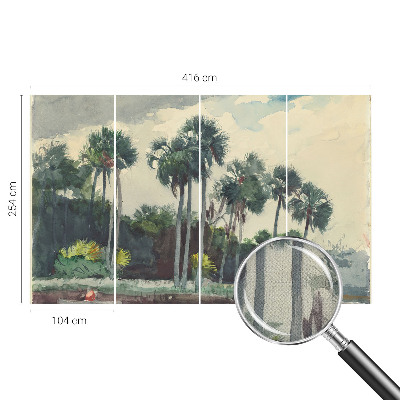Self-adhesive photo wallpaper Exotic palm trees
