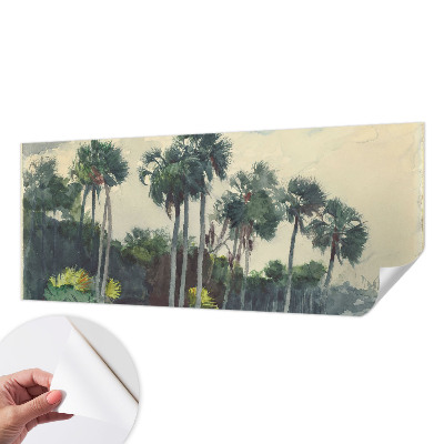 Self-adhesive photo wallpaper Exotic palm trees