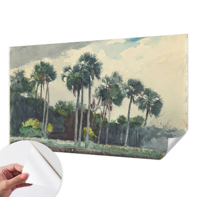 Self-adhesive photo wallpaper Exotic palm trees