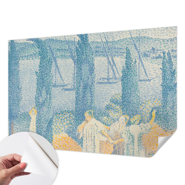 3D photo wallpaper mural Lazy day