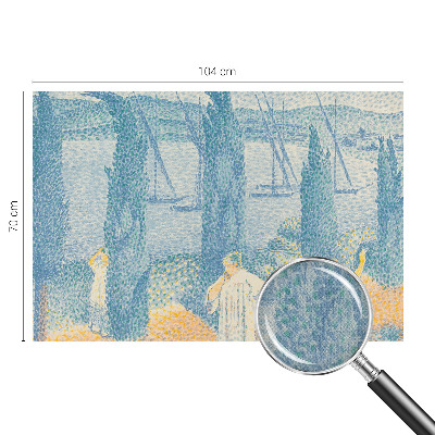 3D photo wallpaper mural with a 