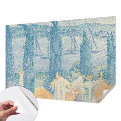 3D photo wallpaper mural Lazy day