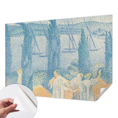 3D photo wallpaper mural with a 