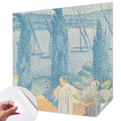 3D photo wallpaper mural with a 