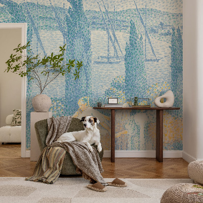 3D photo wallpaper mural Lazy day
