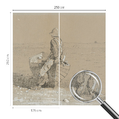 Stick-on wall mural Nostalgic scene