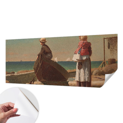 3D wall mural Seaside scene