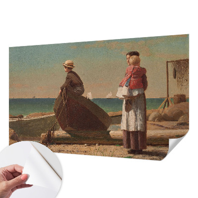 3D wall mural Seaside scene
