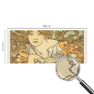Peel and stick wall mural for living room with a spring elegance design
