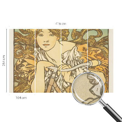 Peel and stick wall mural for living room Spring elegance