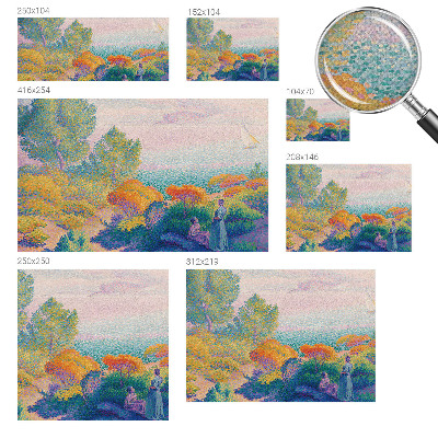 Nursery wall mural Seaside landscape