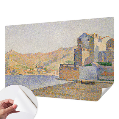 Children's wall mural with a Summer Haven scene