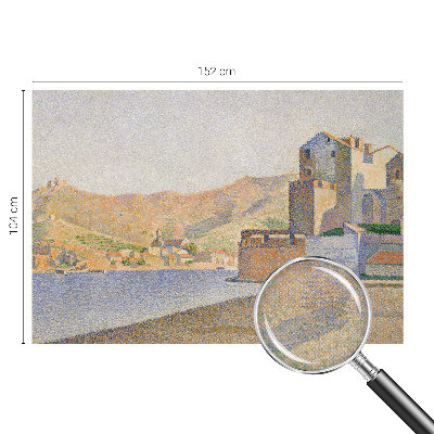 Children's wall mural with a Summer Haven scene