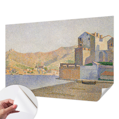 Children's wall mural with a Summer Haven scene
