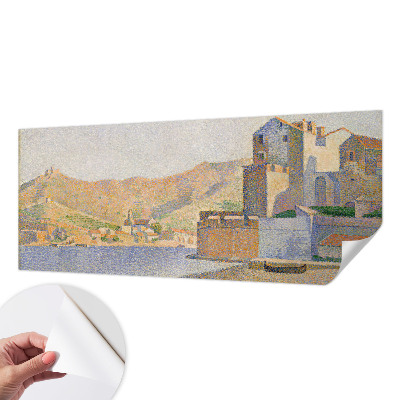 Children's wall mural with a Summer Haven scene