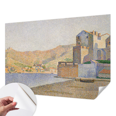 Children's wall mural with a Summer Haven scene