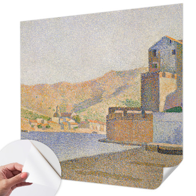 Children's wall mural with a Summer Haven scene