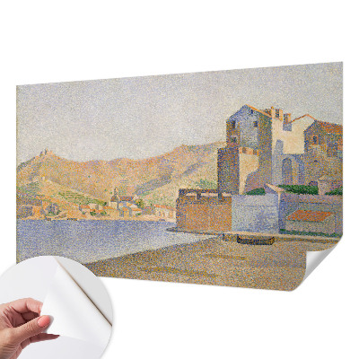 Children's wall mural with a Summer Haven scene