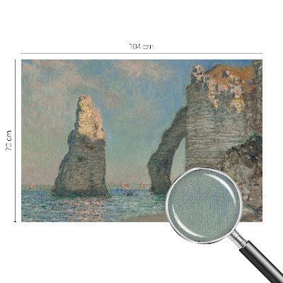 Baby room wall mural with a rocky landscape design