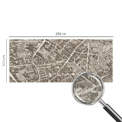 Peel and stick wall mural Urban maze