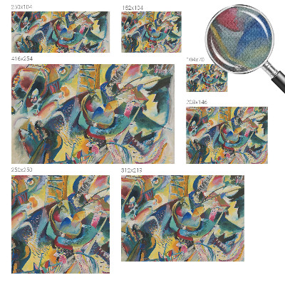 Self-adhesive wall mural Colorful abstract