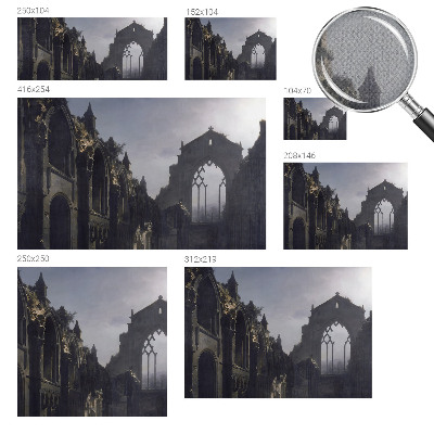 Self-adhesive photo wallpaper Gothic ruins
