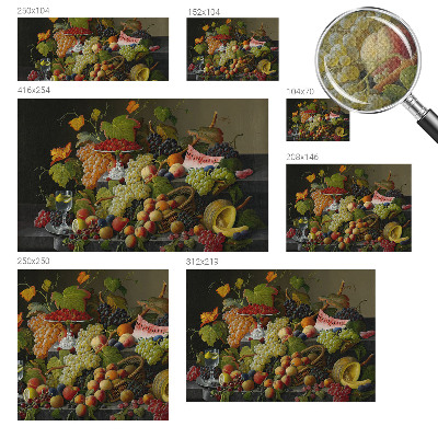 Removable wall mural wallpaper featuring a fruit composition