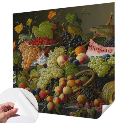 Removable wall mural wallpaper Fruit composition