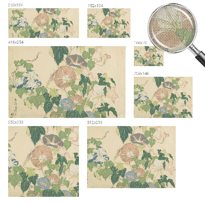 Peel and stick wall mural for living room Floral elegance