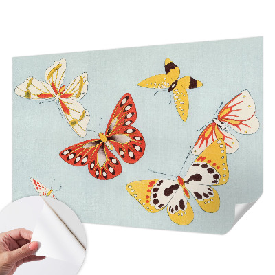 Nursery wall mural Artistic butterflies