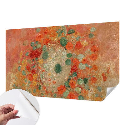 3D photo wallpaper mural Abstract flowers
