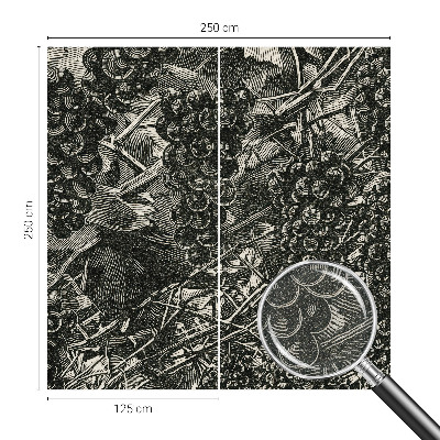 Children's wall mural Grape print