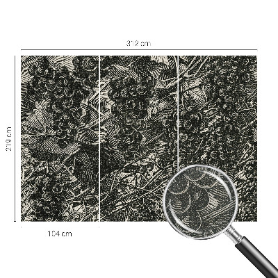 Children's wall mural Grape print