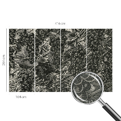 Children's wall mural Grape print