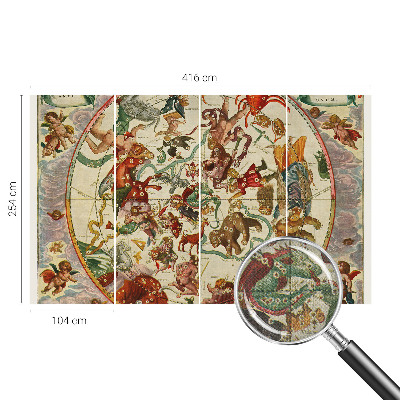 3D photo wallpaper mural Star compositions