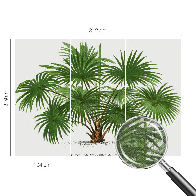 Children's wall mural Exotic pattern