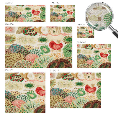 Peel and stick wallpaper mural Organic shapes